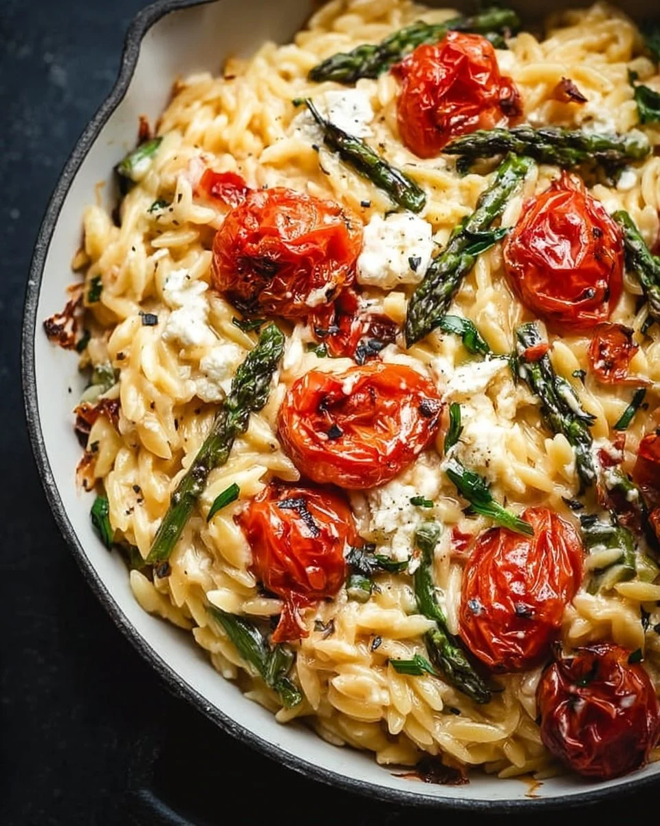 Baked Feta Orzo