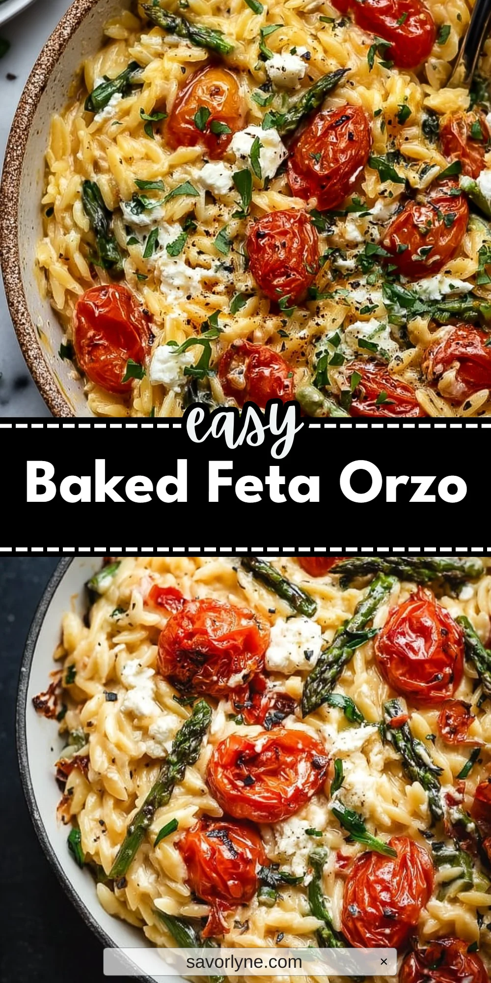 Baked Feta Orzo