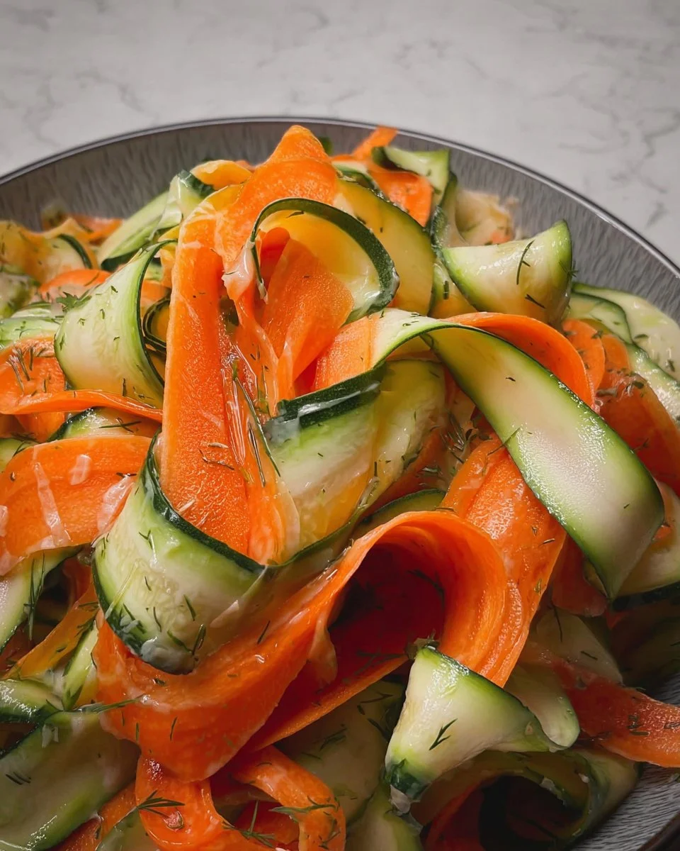 Carrot & Cucumber Ribbon Salad