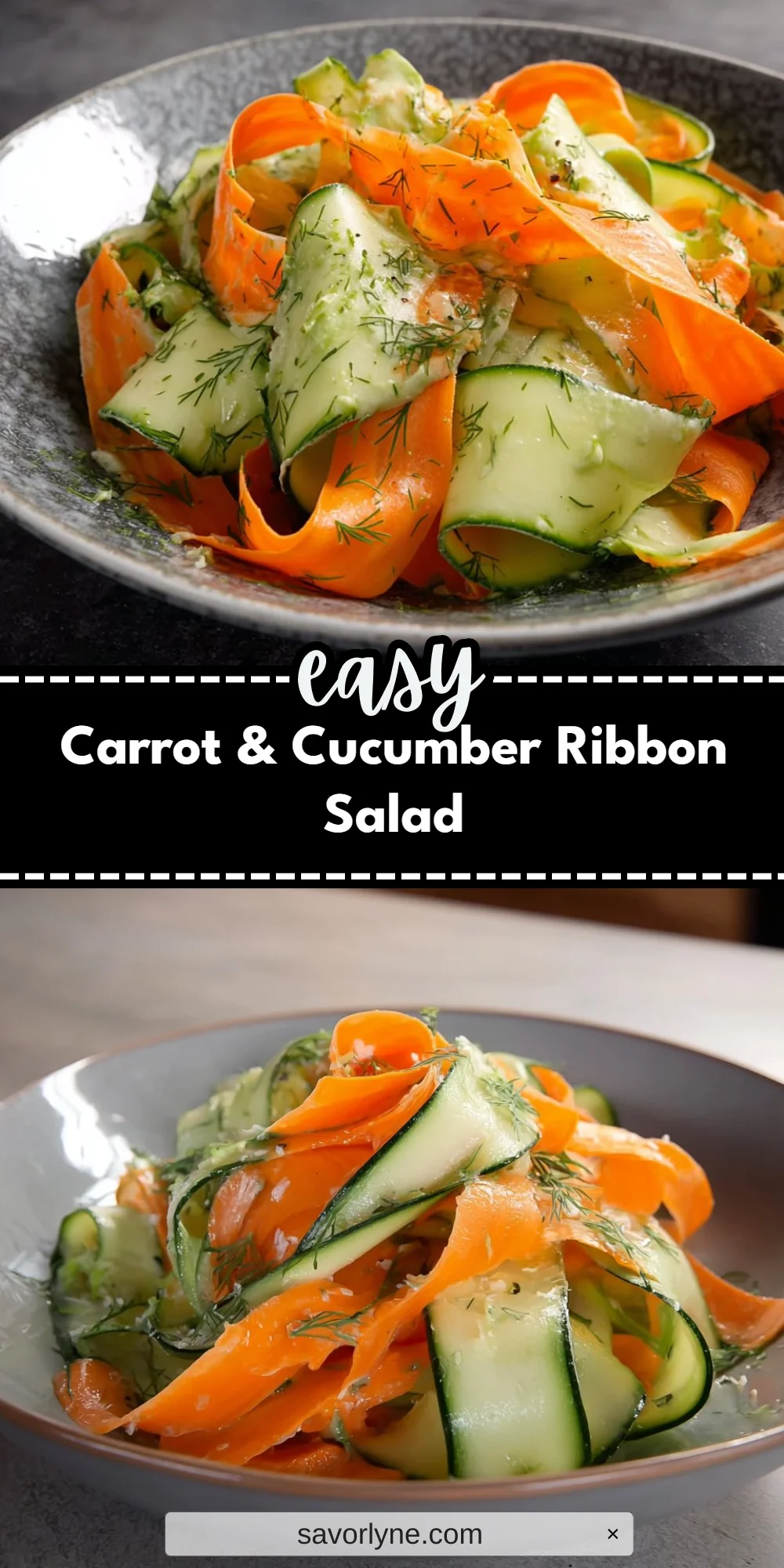 Carrot & Cucumber Ribbon Salad