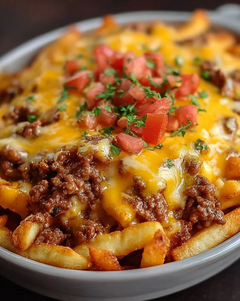 Cheeseburger French Fry Casserole