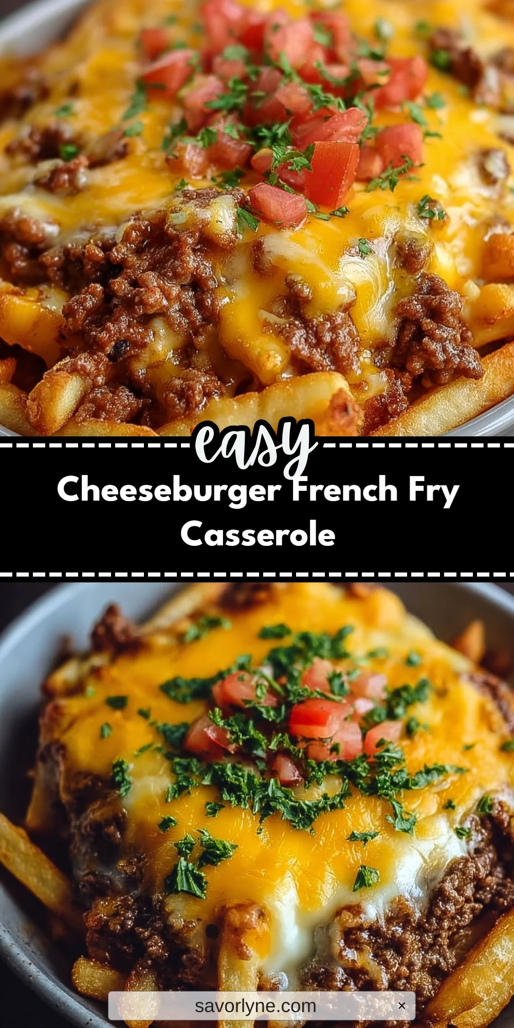 Cheeseburger French Fry Casserole