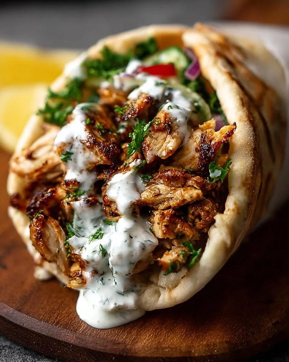 Chicken Shawarma with Garlic Sauce
