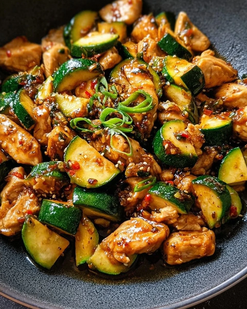 Chicken Zucchini Stir Fry