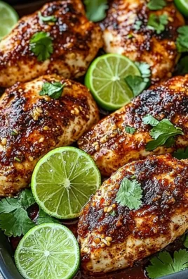 Delicious Chili Lime Chicken with vibrant flavors and garnishes