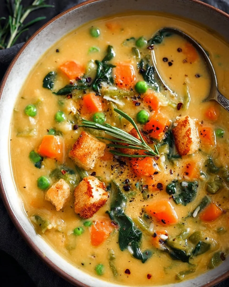 Comforting One-Pot Creamy Vegetable Soup