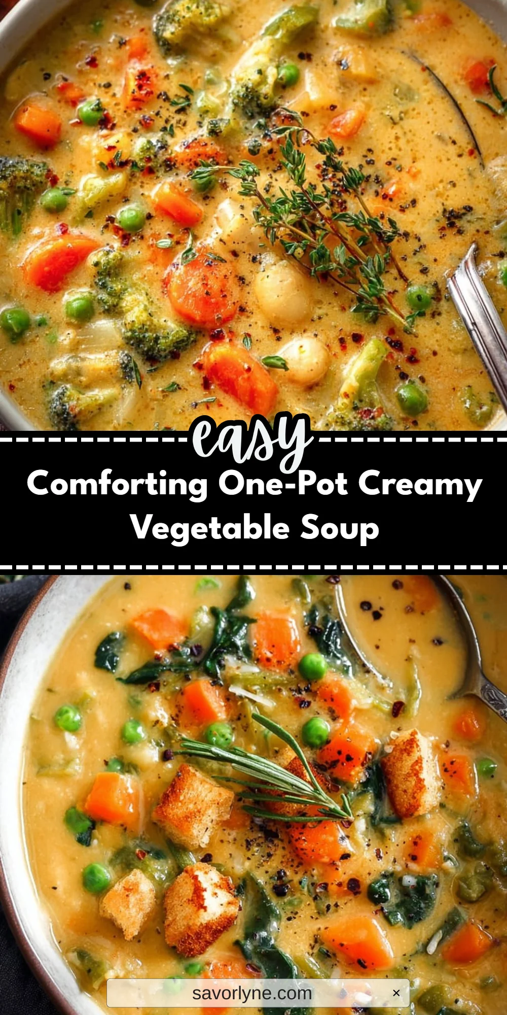 Comforting One-Pot Creamy Vegetable Soup