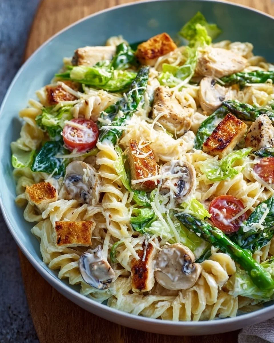 Creamy Chicken Pasta with Veggies