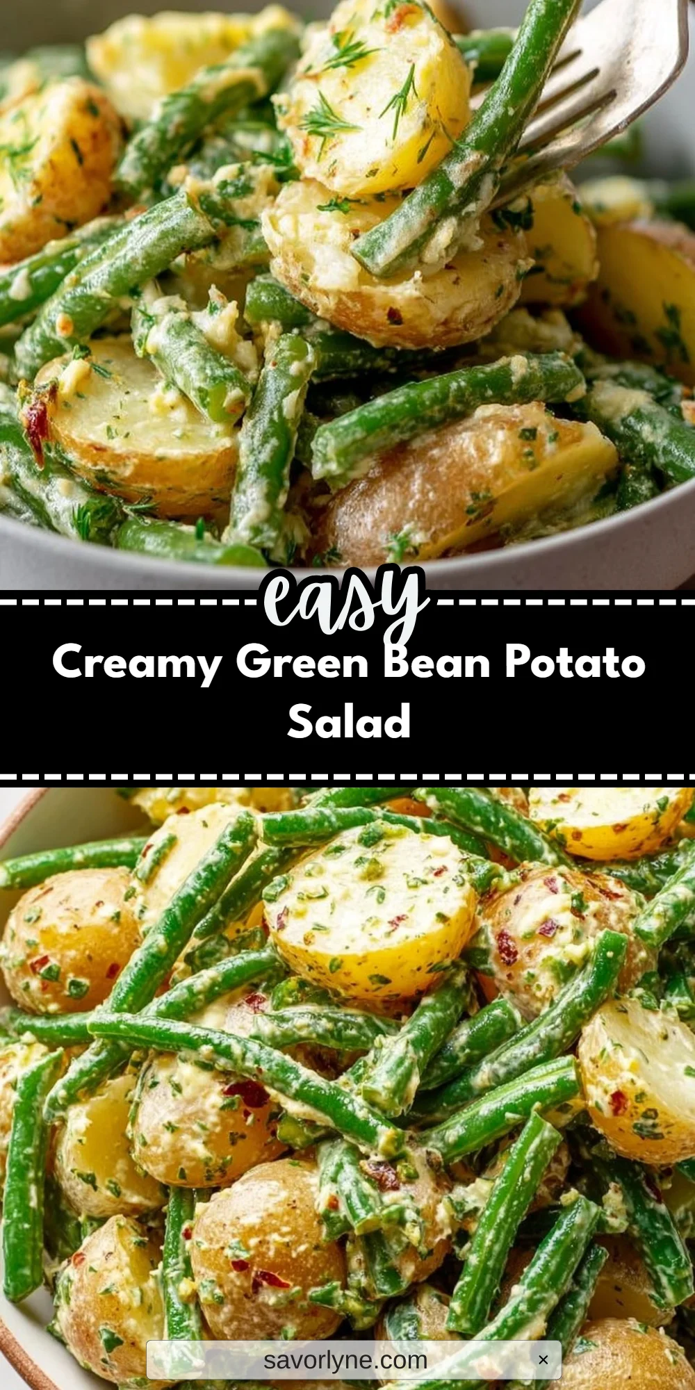Creamy Green Bean Potato Salad
