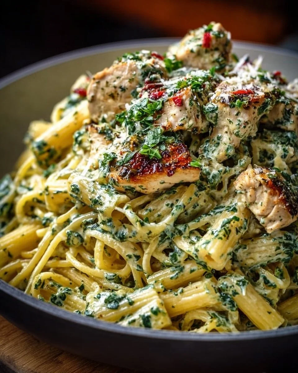 Creamy Pesto Chicken Pasta