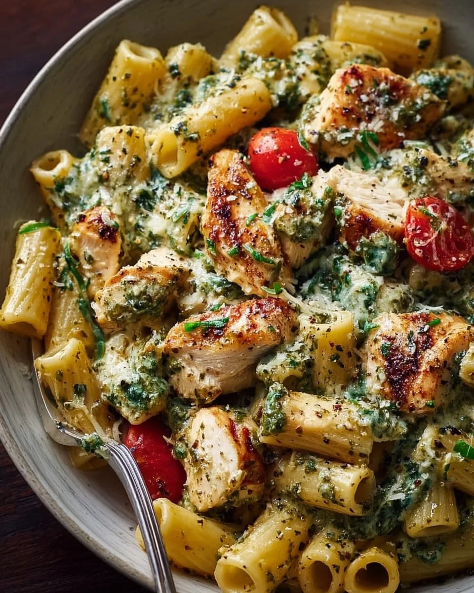 Creamy Pesto Chicken Pasta