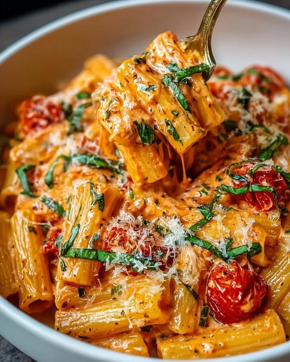 Creamy Tomato Garlic Pasta