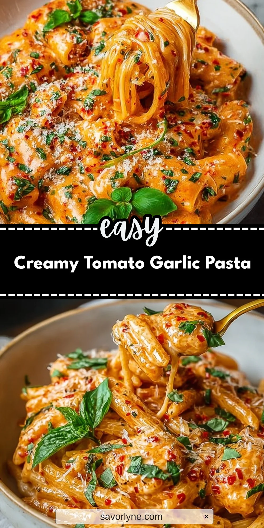 Creamy Tomato Garlic Pasta