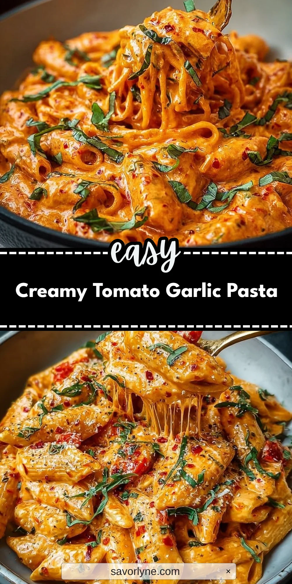 Creamy Tomato Garlic Pasta