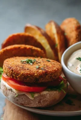 Delicious easy lentil burgers made with 6 simple ingredients