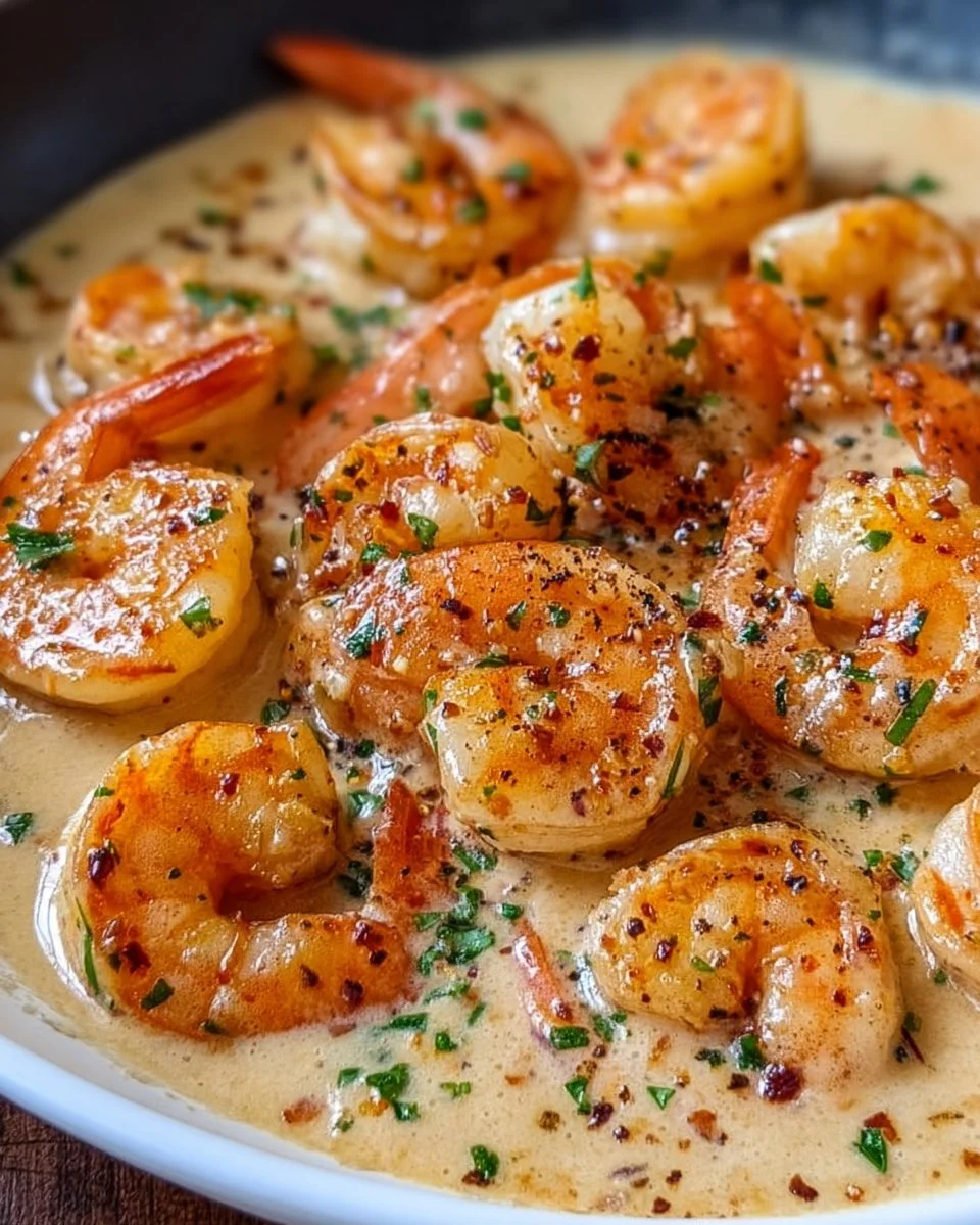 Easy Creamy Garlic Shrimp