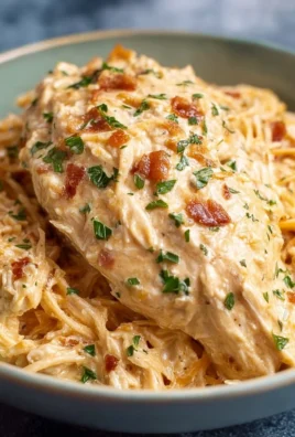 Easy Slow Cooker Crack Chicken dish served in a bowl