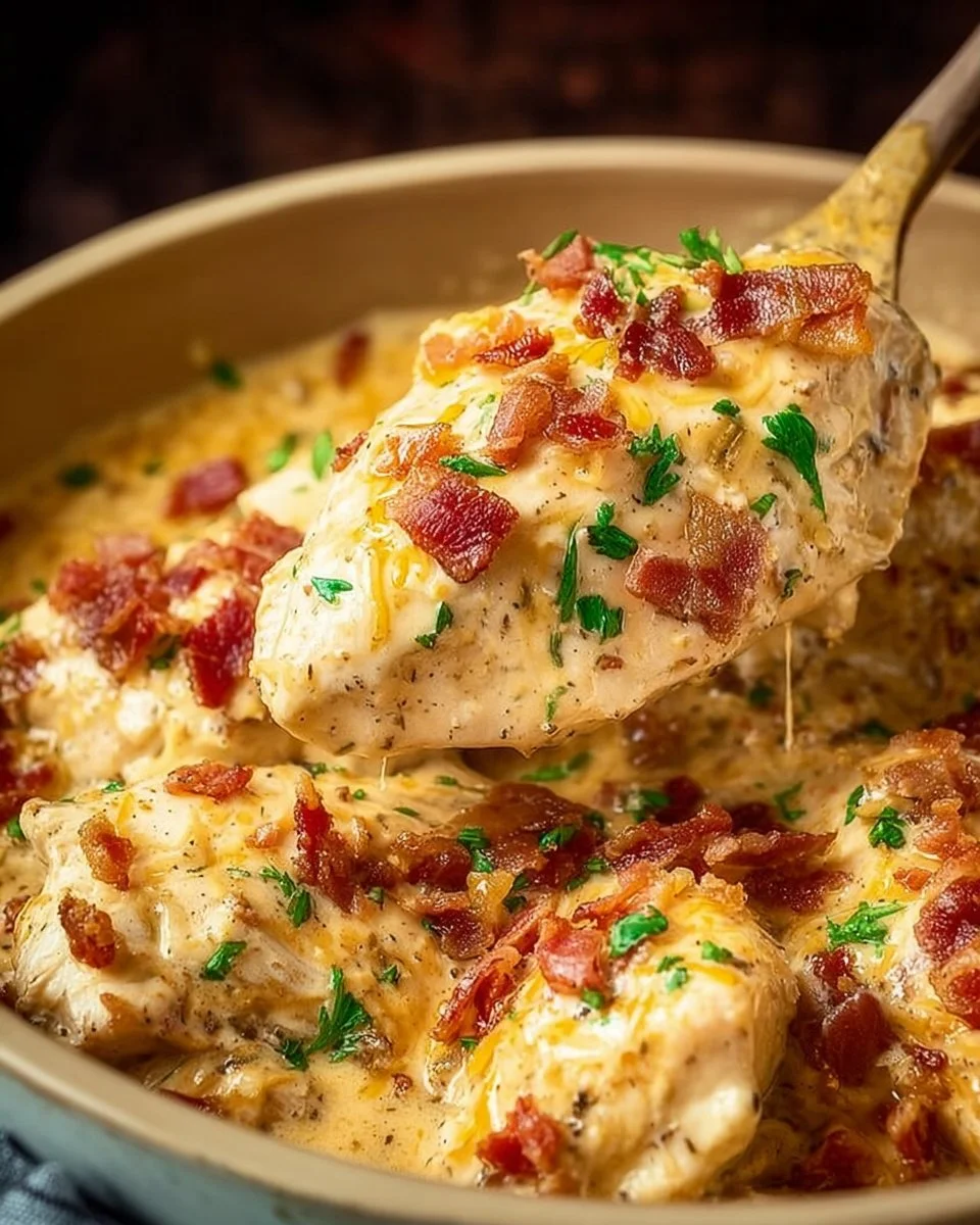 Easy Slow Cooker Crack Chicken