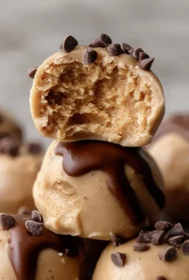 Frozen Greek yogurt peanut butter bites ready to enjoy as a healthy treat