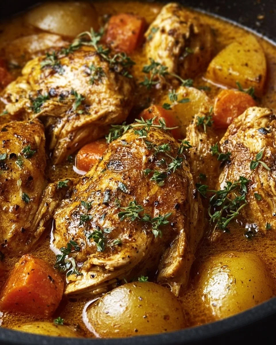 Garlic Butter Chicken Crockpot Recipe: 6-Hour Magic for Tender Bliss