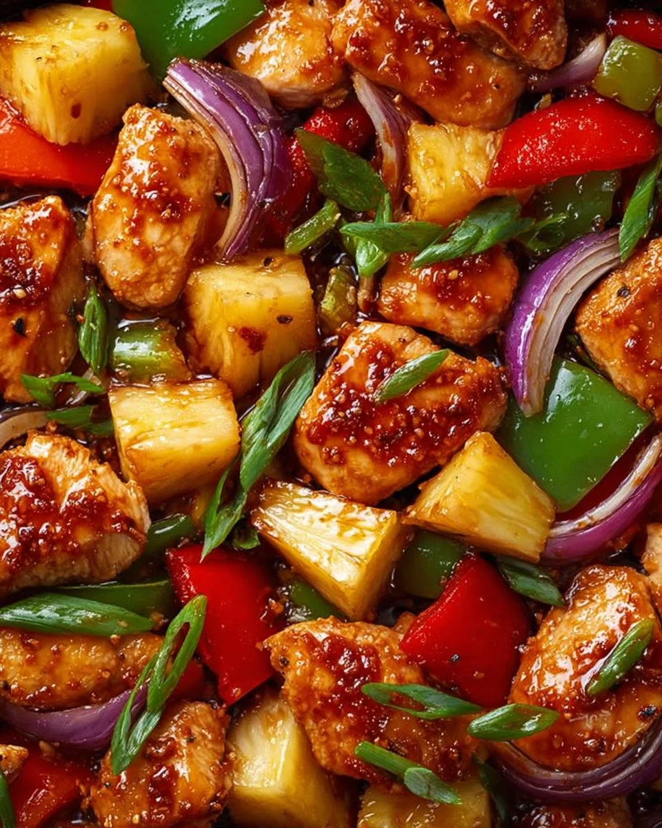 Hawaiian Chicken Sheet Pan