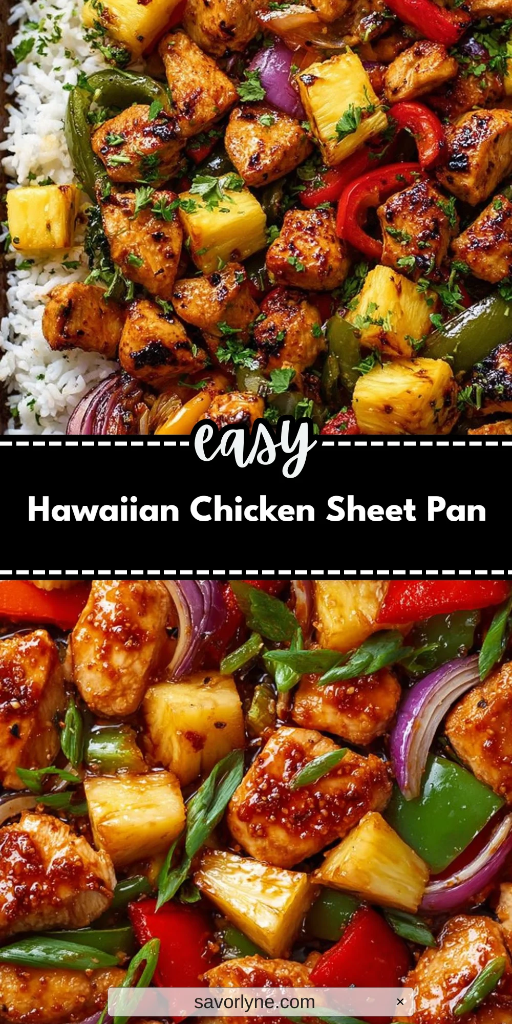 Hawaiian Chicken Sheet Pan