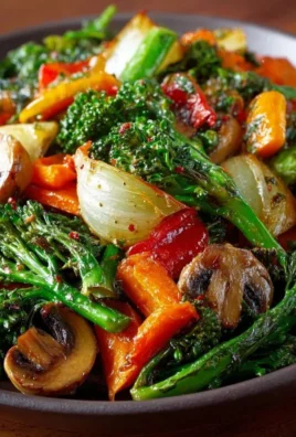 Colorful sautéed vegetables served as a healthy and nutritious side dish