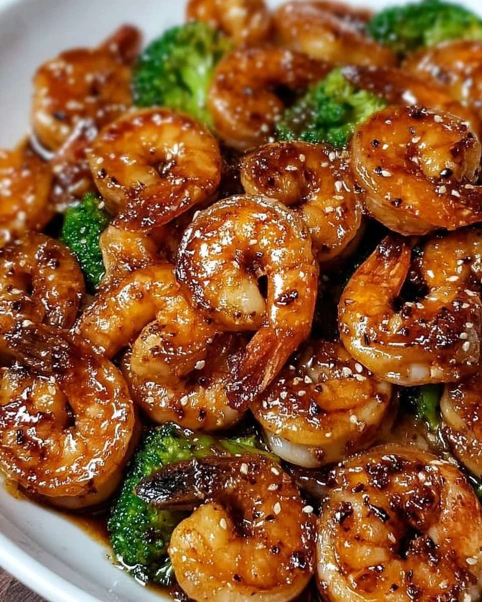 High-Protein Honey Garlic Shrimp