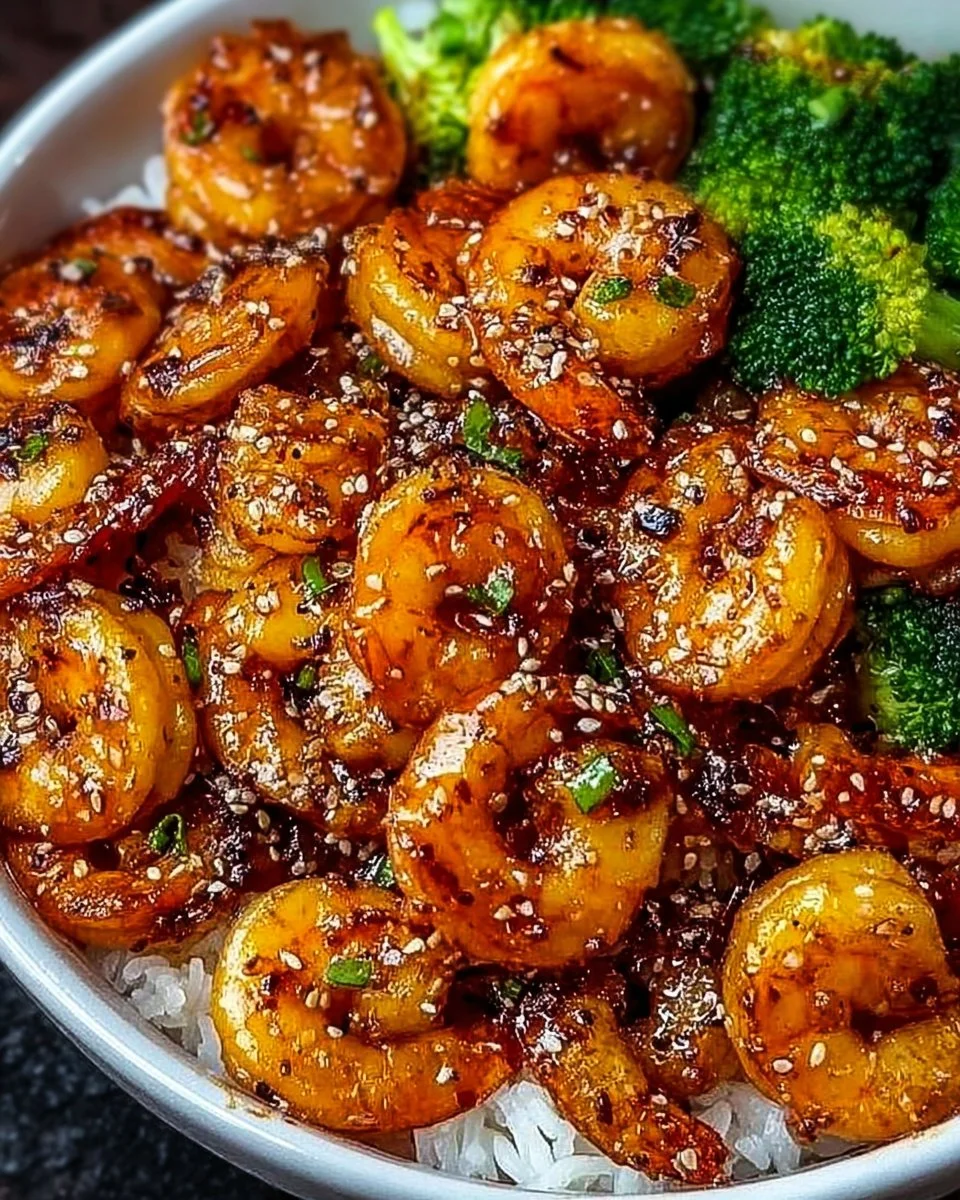 High-Protein Honey Garlic Shrimp