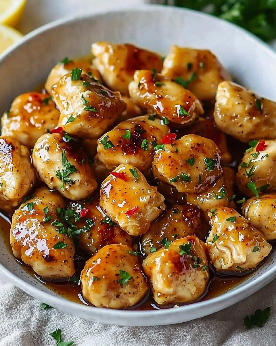 Honey Garlic Chicken Bites | Ultimate 25-Min Dinner Delight
