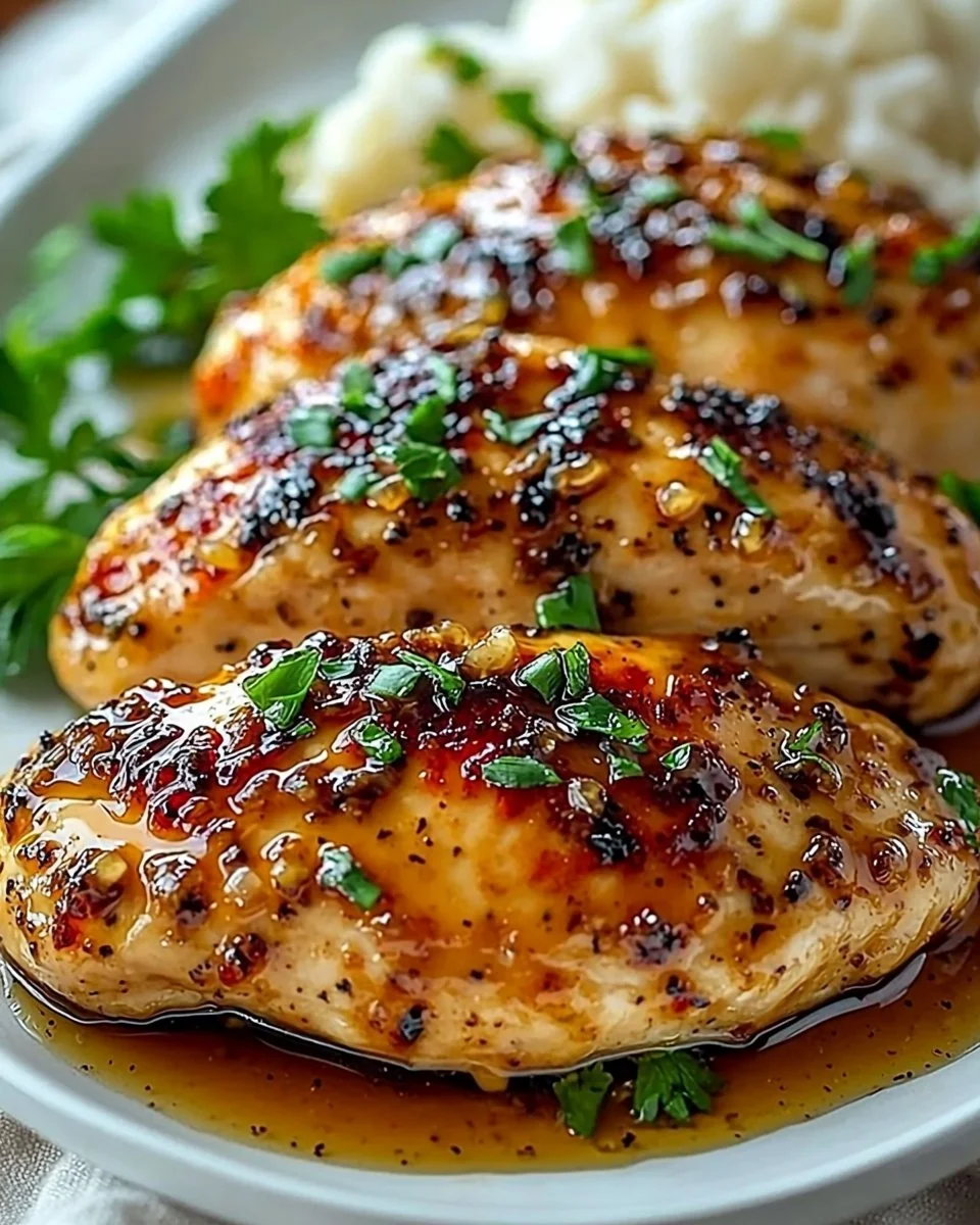 Honey Garlic Chicken Breasts