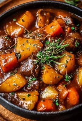 Bowl of Irish vegetarian stew with colorful vegetables and herbs