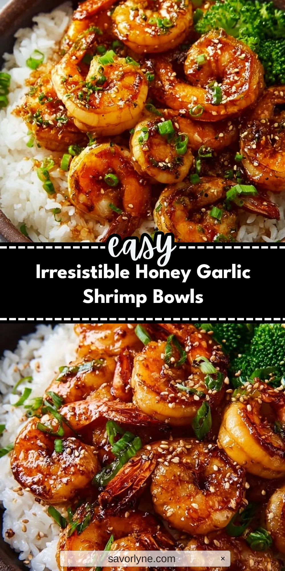 Irresistible Honey Garlic Shrimp Bowls