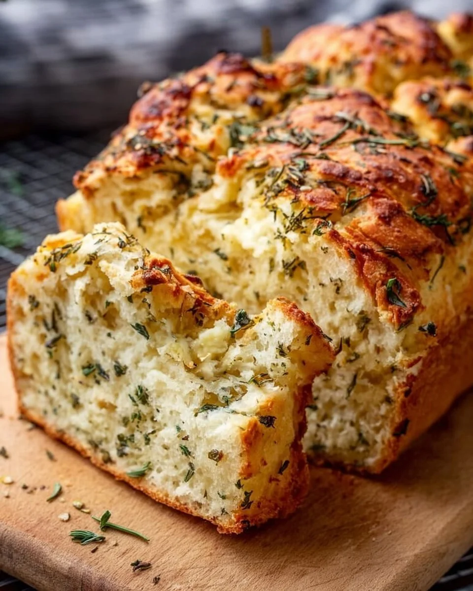 Italian Herbs and Cheese Bread
