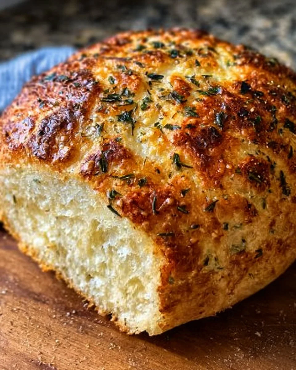 Italian Herbs and Cheese Bread
