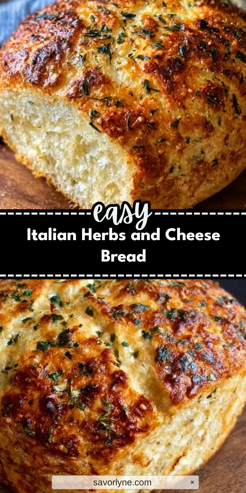 Italian Herbs and Cheese Bread