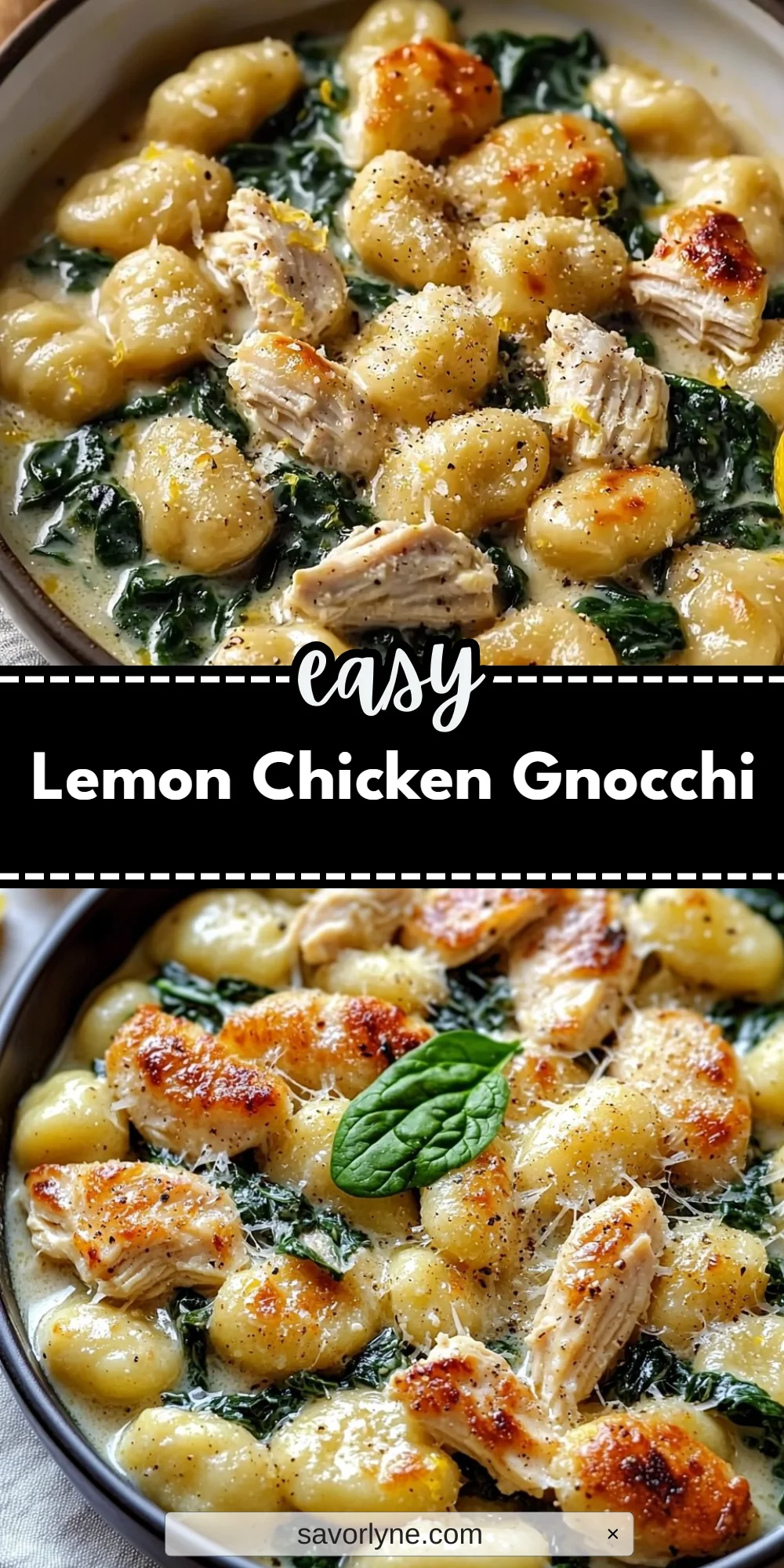 Lemon Chicken Gnocchi
