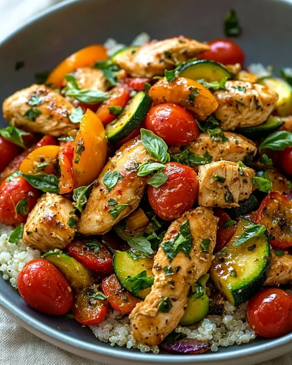 Mediterranean Chicken Stir-Fry
