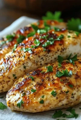 Melt-in-your-mouth chicken breast succulent and tender on a plate