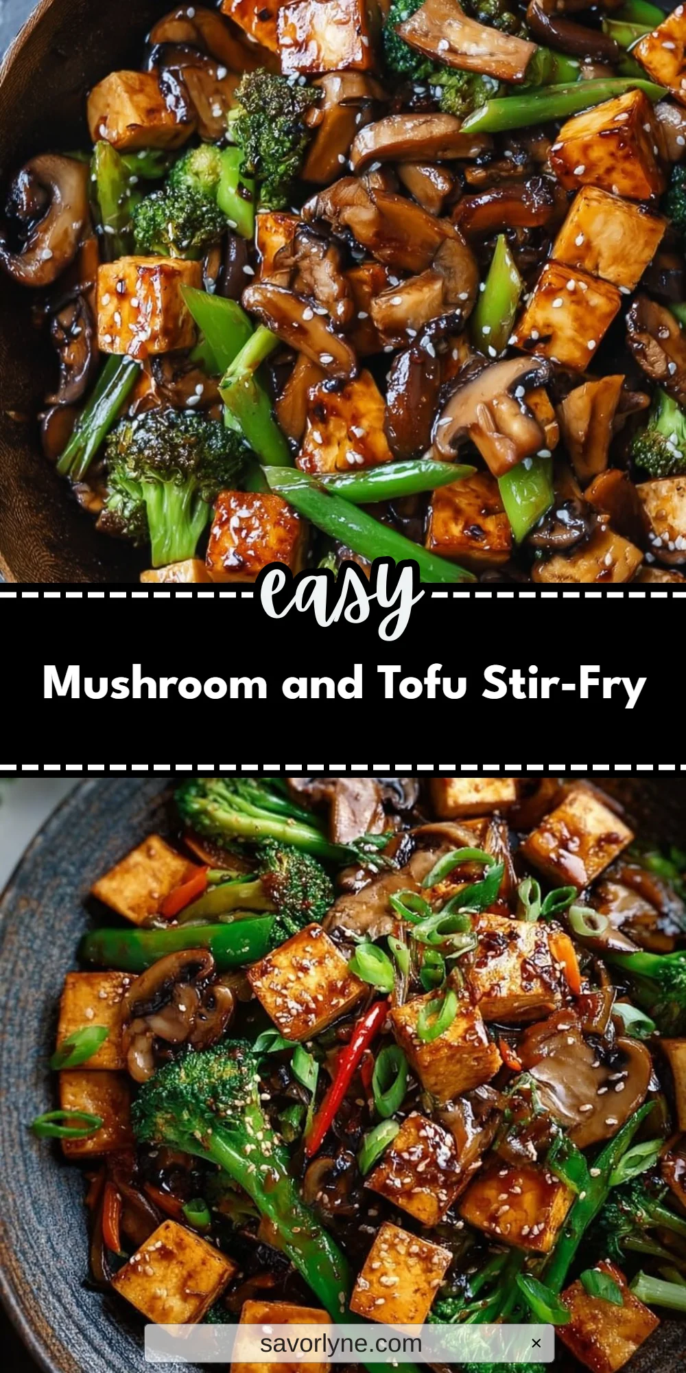 Mushroom and Tofu Stir-Fry
