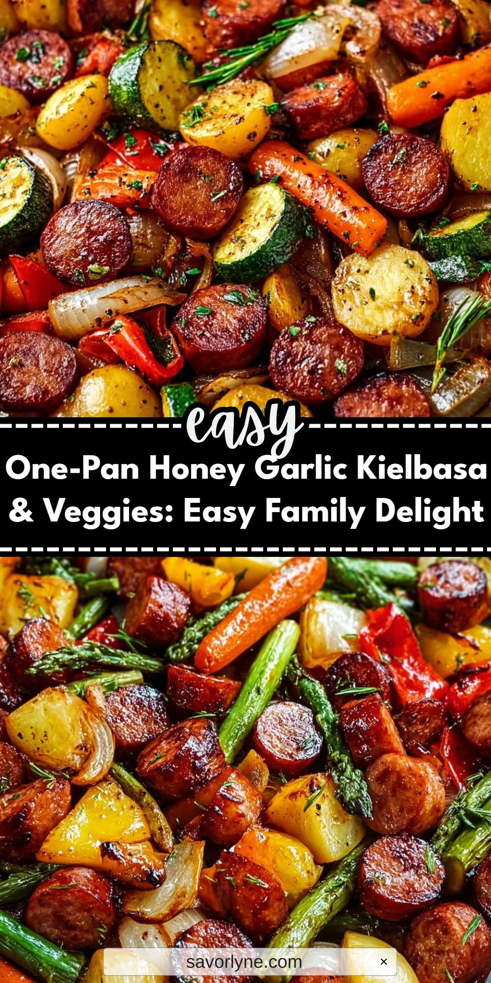 One-Pan Honey Garlic Kielbasa & Veggies: Easy Family Delight