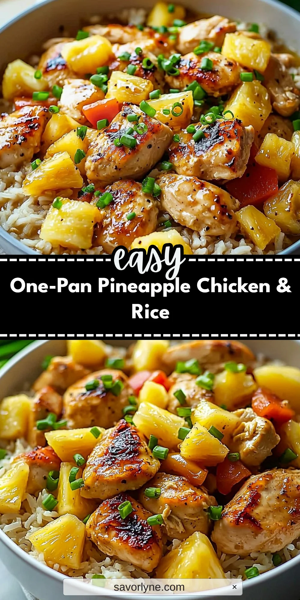 One-Pan Pineapple Chicken & Rice