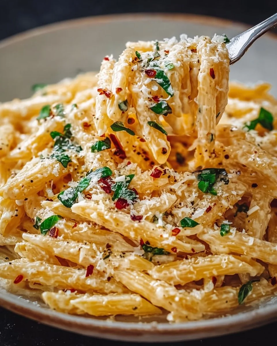 One Pot Creamy Garlic Pasta
