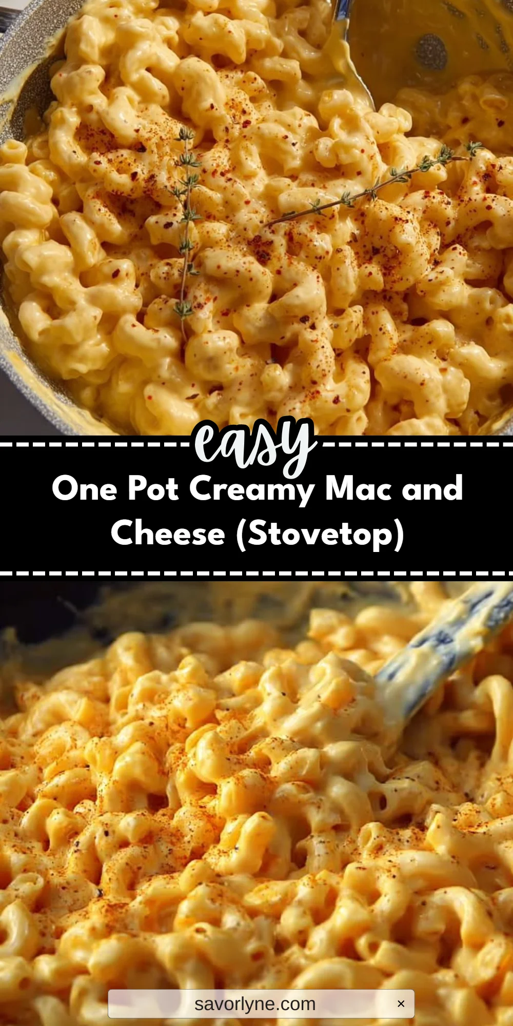 One Pot Creamy Mac and Cheese (Stovetop)