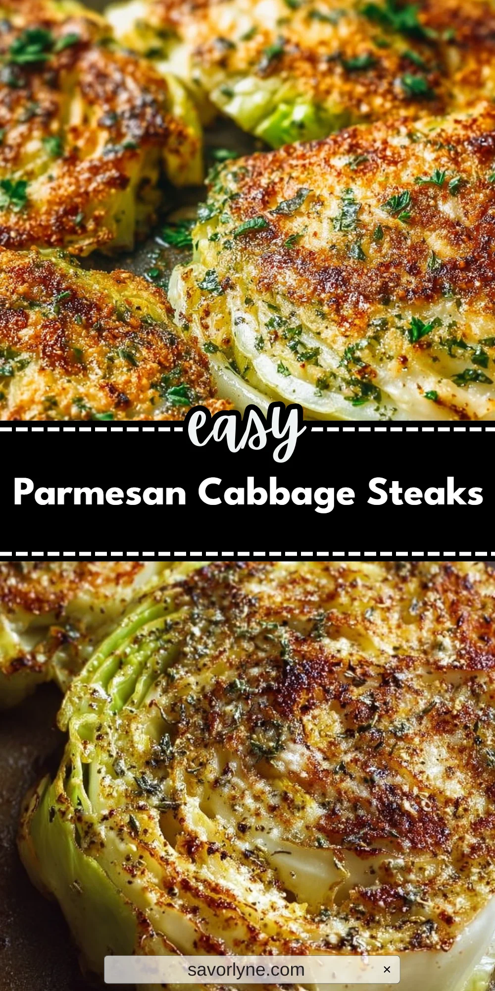 Parmesan Cabbage Steaks