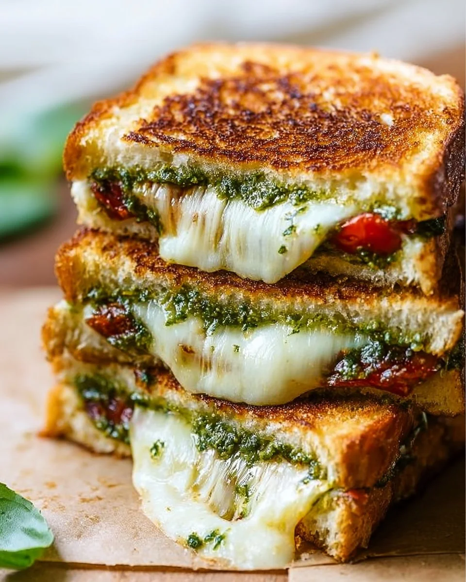 Pesto Grilled Cheese