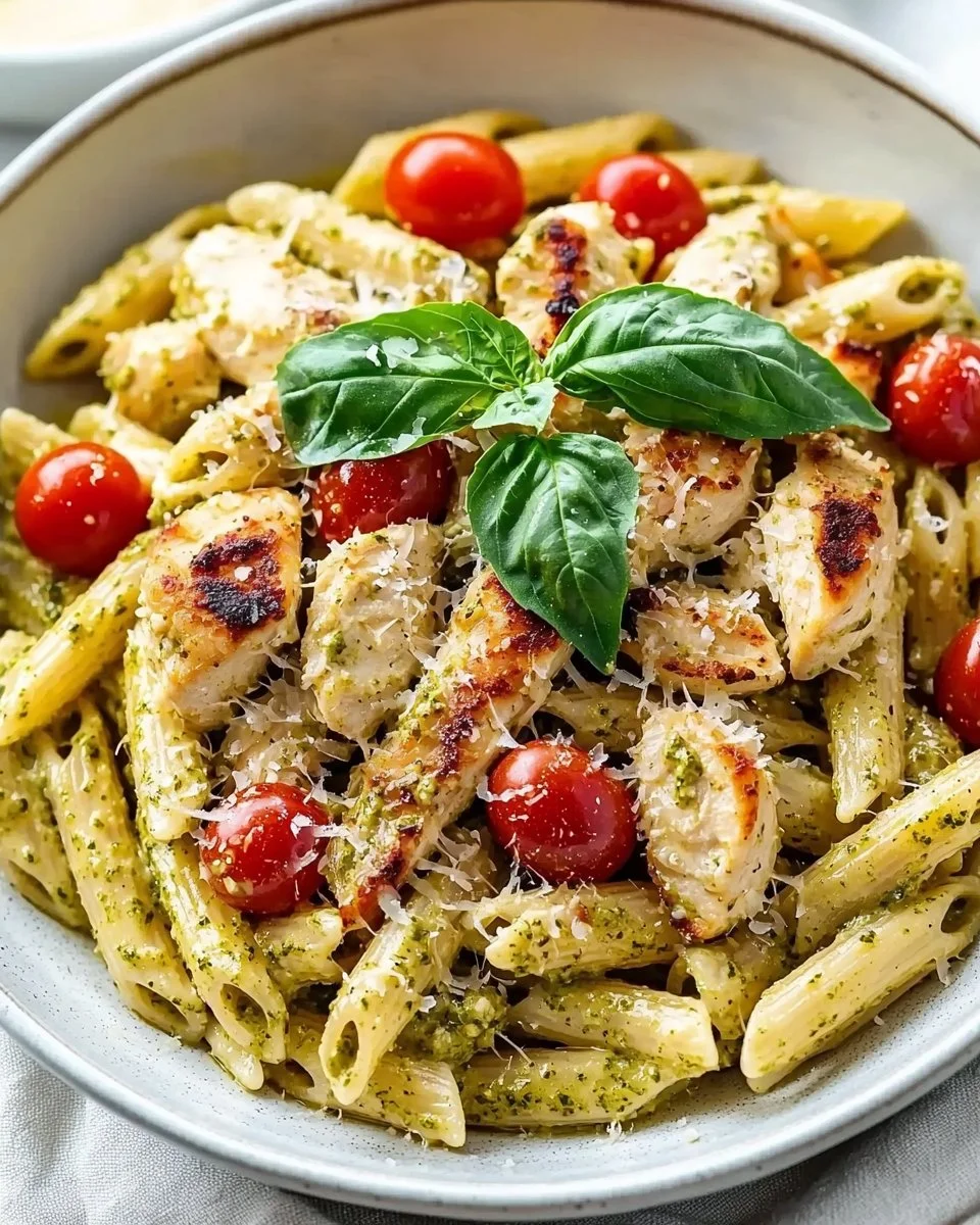 Pesto Pasta With Chicken