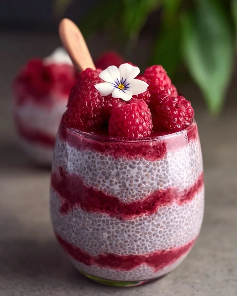 Raspberry Chia Pudding