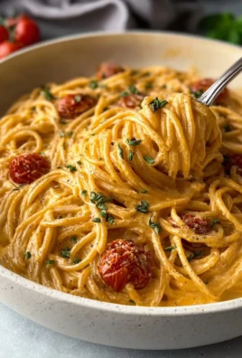 Roasted Tomato and Garlic Ricotta Pasta in a serving bowl