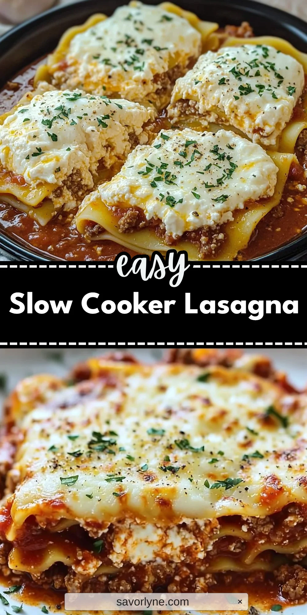 Slow Cooker Lasagna